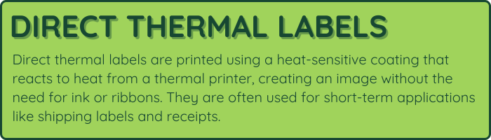 direct thermal labels