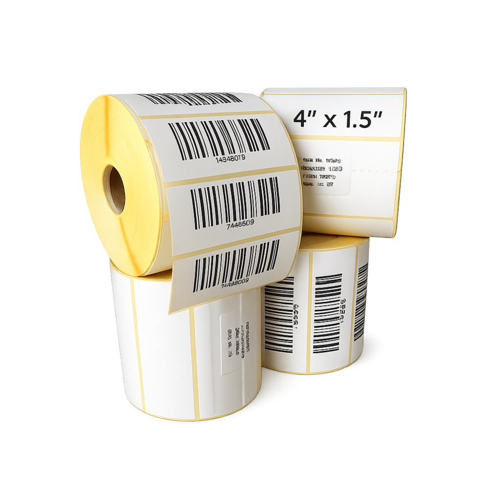 4 x 1.5 direct thermal labels