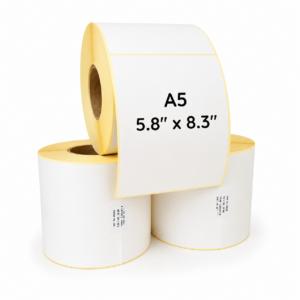 A5 Direct Thermal Labels LZ105