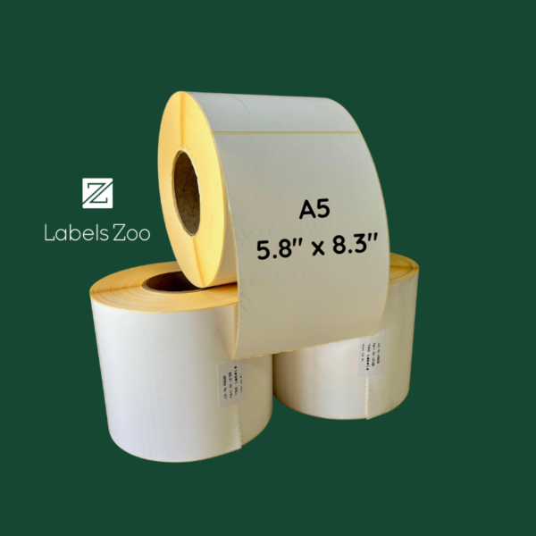 LZ105 A5 Direct Thermal Labels