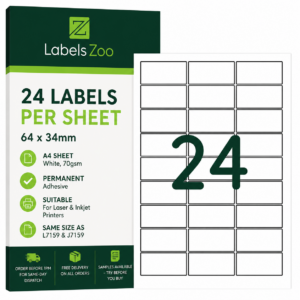 24 labels per a4 sheet