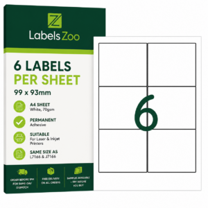 6 labels per a4 sheet