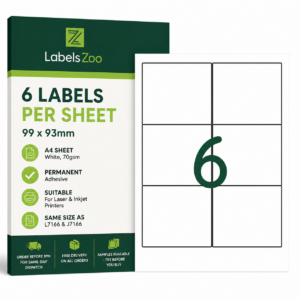 6 labels per a4 sheet