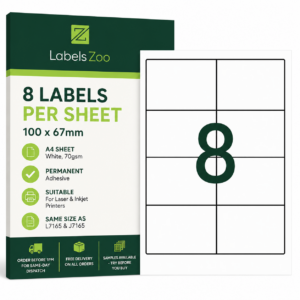 8 labels per a4 sheet