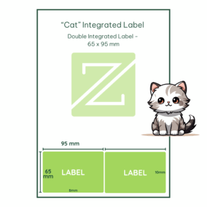 Cat Double Integrated Label