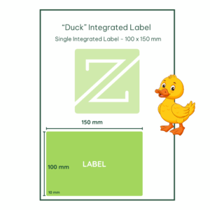 Duck Single Integrated Label