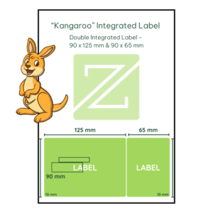 Kangaroo Double Integrated Label