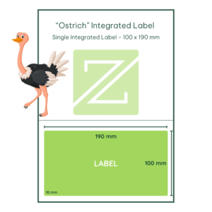 Ostrich Single Integrated Label