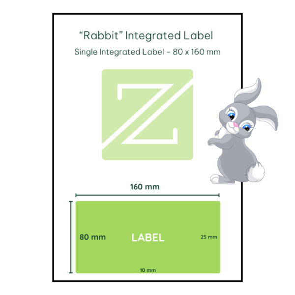 Rabbit Single Integrated Label