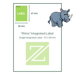 Rhino Single Integrated Label