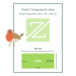 Robin Single Integrated Label