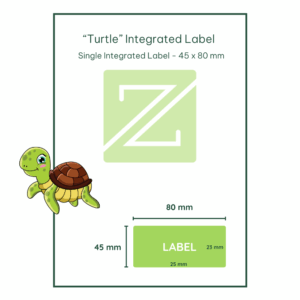 Turtle Single Integrated Label