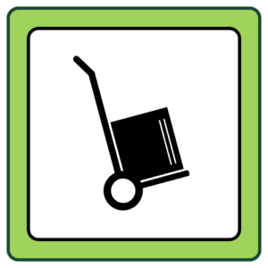 lift using trolley symbol