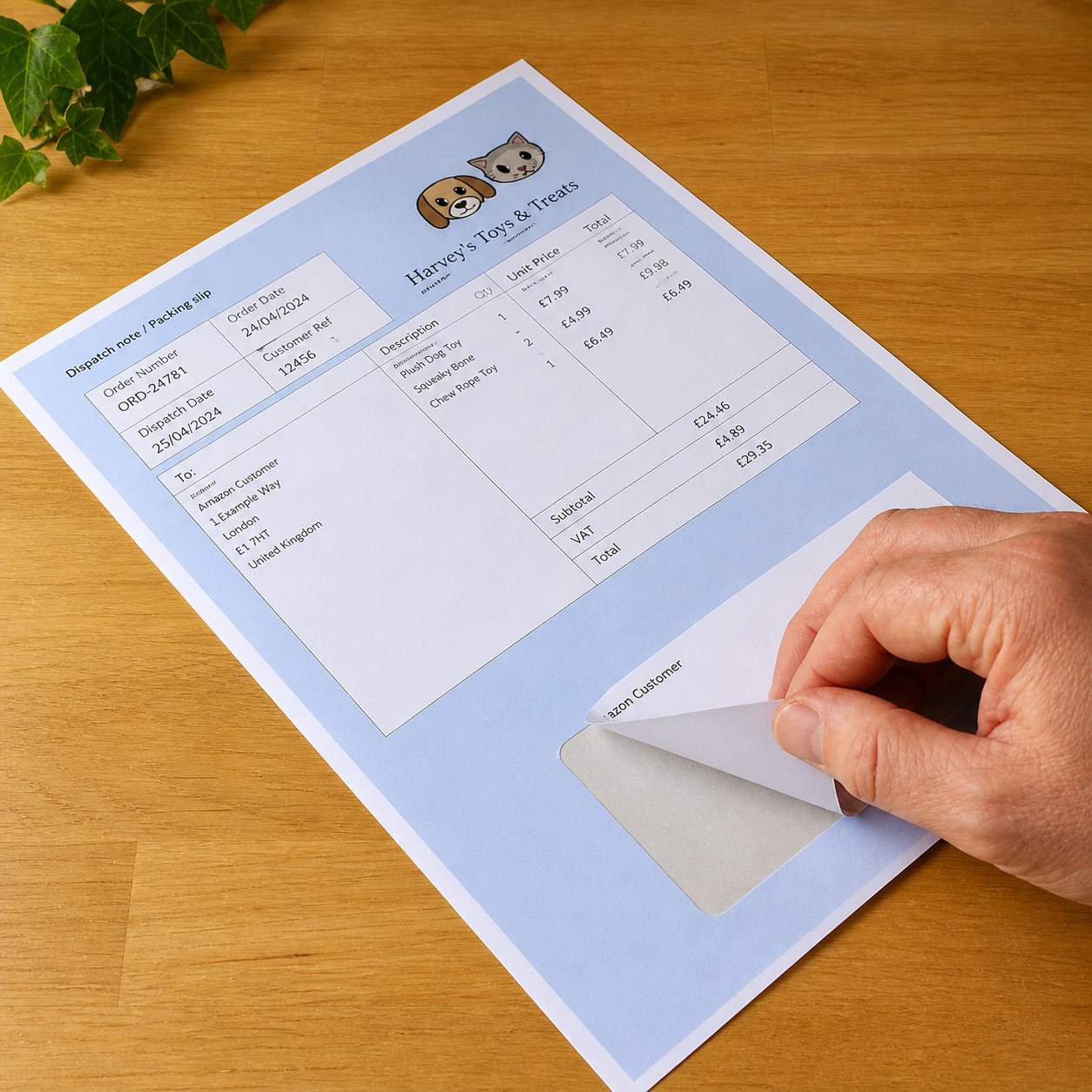 Single Integrated Labels